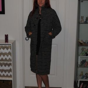 Reversible Long Grey Sweater.